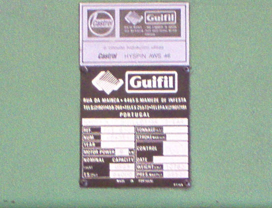 Guifil GHE 630, Machine ID: 4973